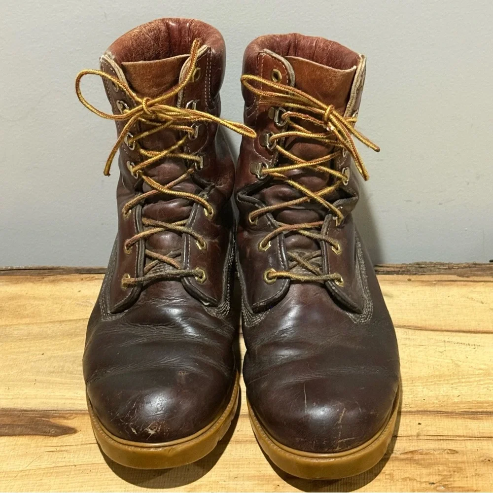 Vintage Land Rover by Thom McAn Weathered‎ Leather Boots Size 9 A44